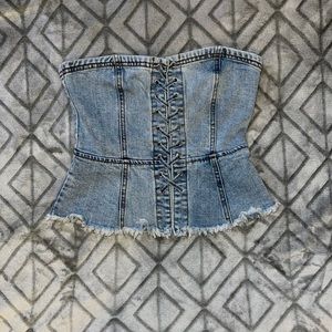 Jean Crop Bustier